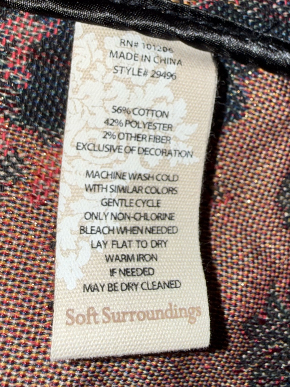 Soft Surroundings Westbury Garden Metallic Jacquard Jacket Size L Whimsigoth 90s - Picture 11 of 14
